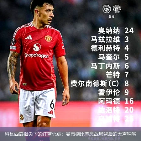 4月8日讯,科瓦西奇指尖下的红蓝心跳：曼市德比窒息战局背后的无声呐喊