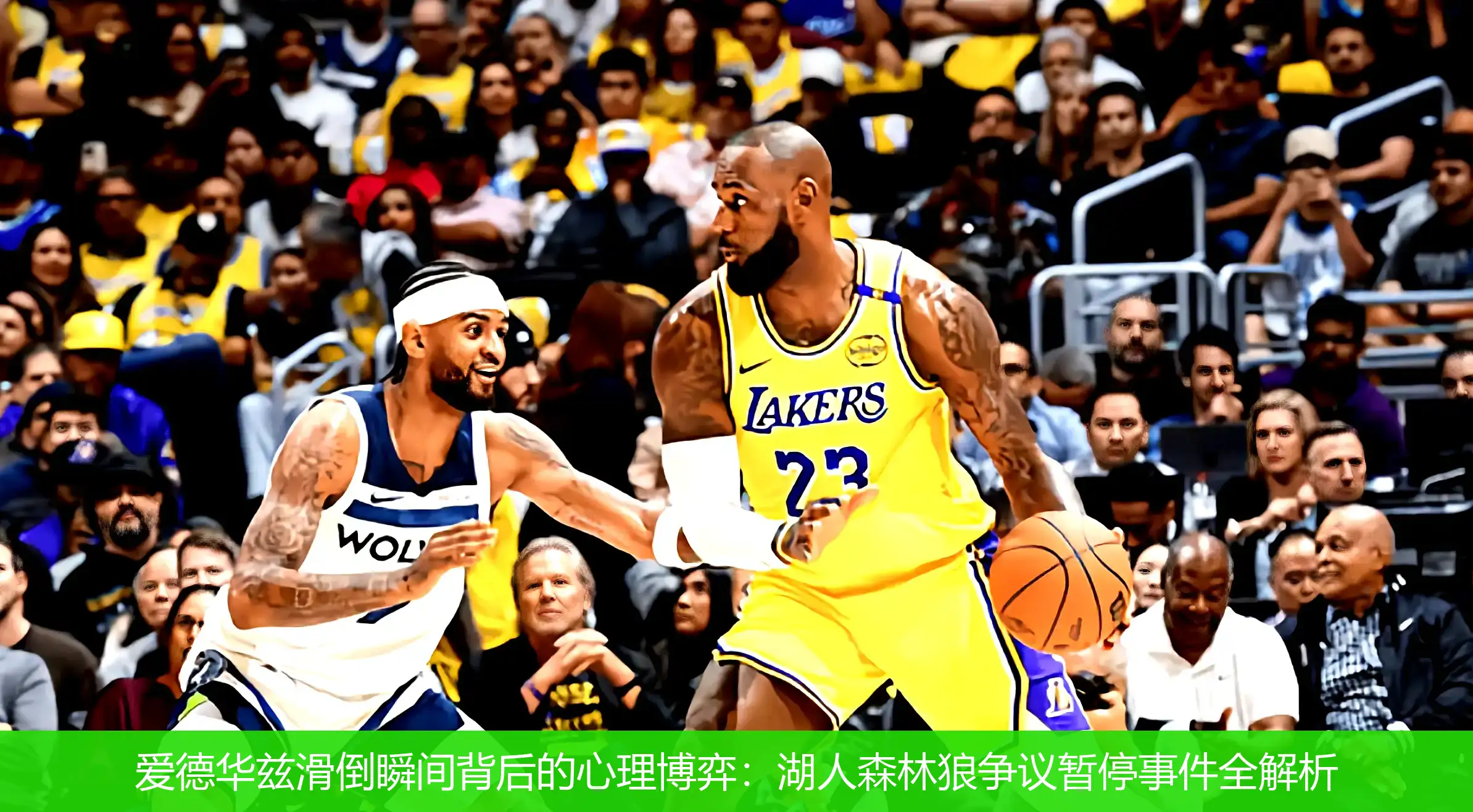 爱德华兹滑倒瞬间背后的心理博弈:湖人森林狼争议暂停事件全解析